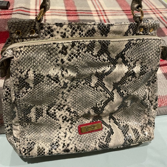 JESSICA SIMPSON SNAKESKIN PURSE - Picture 2 of 2